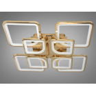 Стельова LED-люстра Diasha 8060/4+4G 135W, Ø60×14 см, 3 кольори світла, диммер, пульт Стельова LED-люстра Diasha 8060/4+4G 135W, Ø60×14 см, 3 кольори світла, диммер, пульт