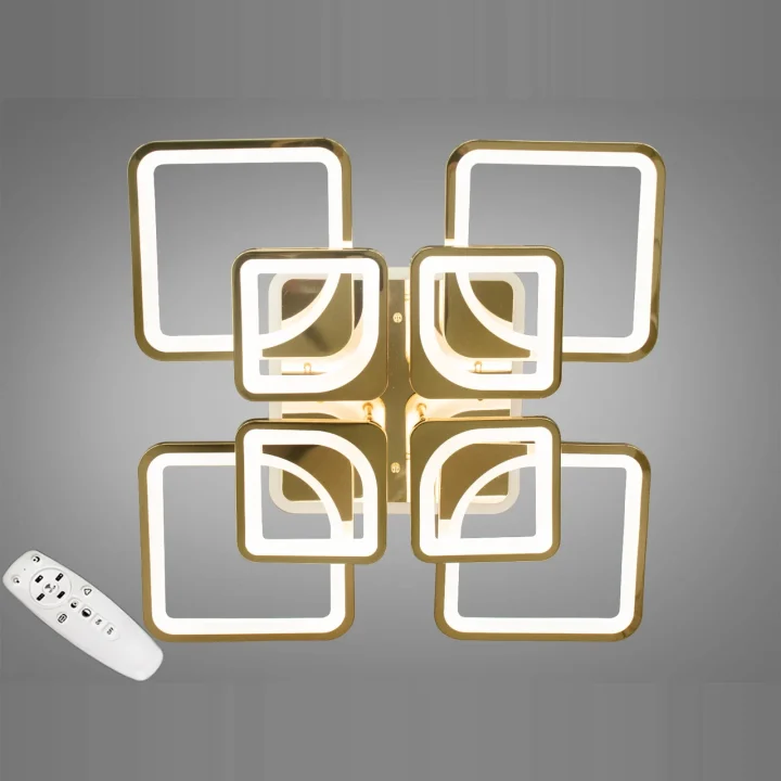 Люстра 8060/4+4G LED 3color di