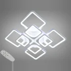 Люстра 8060/4+4WH LED 3color d