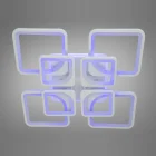 Люстра 8060/4+4WH LED 3color d