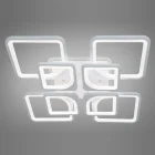 Люстра 8060/4+4WH LED 3color d
