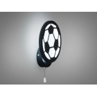 Світильник настінний LED Diasha 8065/1BK Футбольний м'яч, 16W, 935 лм, метал, акрил, сучасний стиль для дітей