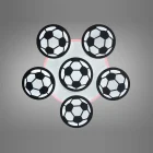 Люстра 8065/5+1BK LED 3color d