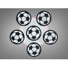 Люстра стельова LED Diasha 8065/5+1BK, 105W, 4100K, чорний акрил, сучасний стиль для дитячої та офісу