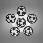 Люстра 8065/5+1BK LED 3color d