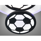 Люстра стельова LED Diasha 8065/5+1BK, 105W, 4100K, чорний акрил, сучасний стиль для дитячої та офісу