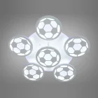 Люстра 8065/5+1WH LED 3color d