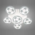 Люстра 8065/5+1WH LED 3color d