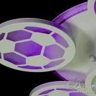Люстра 8065/5+1WH LED 3color d
