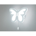 Світильник настінний LED Diasha 8067/1WH Метелик 20W, білий, 1100 лм, акрил, сучасний стиль