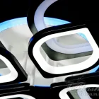 Люстра 8073/4+4BK LED 3color d