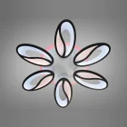 Люстра 8090/6BK LED 3color dim
