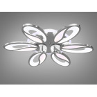 Люстра стельова LED Diasha 8090/6HR, 105W, 4100K/3200K/6500K, метал, акрил, сучасний стиль, з пультом, диммером
