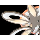 Люстра стельова LED Diasha 8090/6HR, 105W, 4100K/3200K/6500K, метал, акрил, сучасний стиль, з пультом, диммером