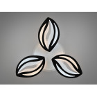 Люстра стельова LED Diasha 8092/3BK, 52W, 3200K/4100K/6000K, чорний метал, сучасний стиль, з пультом, диммером Люстра стельова LED Diasha 8092/3BK, 52W, 3200K/4100K/6000K, чорний метал, сучасний стиль, з пультом, диммером