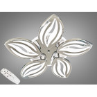 Стельова LED-люстра Diasha 8092/5HR 75W, Ø58х8 см, 3 кольори світла, диммер, пульт Стельова LED-люстра Diasha 8092/5HR 75W, Ø58х8 см, 3 кольори світла, диммер, пульт