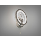 Світильник декоративний LED Diasha 8135/1HR, 16W, хром, приліжковий, IP20, 880 лм, висота 22 см, діаметр 19 см Світильник декоративний LED Diasha 8135/1HR, 16W, хром, приліжковий, IP20, 880 лм, висота 22 см, діаметр 19 см