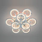Люстра 8135/6+3HR LED 3color d