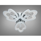 Стельова LED люстра Diasha 8148/3HR LED 3color хром 60Вт пульт димер