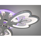 Стельова LED люстра Diasha 8148/3HR LED 3color хром 60Вт пульт димер