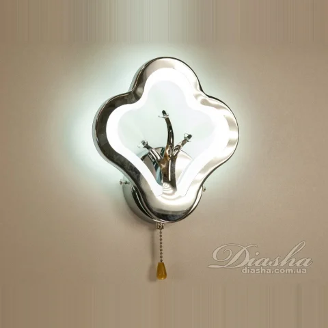 Світлодіодне бра Diasha 8149/1HR, 12 Вт, хром