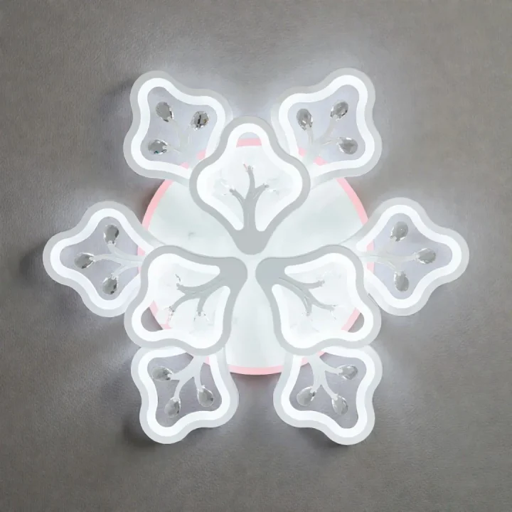 Люстра 8149/6+3WH LED 3color d