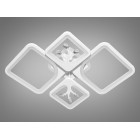 Стельовий світильник LED Diasha 8157/2+2WH, 100W, 3200K-6000K, білий метал, сучасний стиль з пультом Стельовий світильник LED Diasha 8157/2+2WH, 100W, 3200K-6000K, білий метал, сучасний стиль з пультом