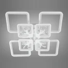 Люстра 8157/4+4WH LED 3color d