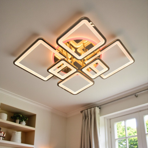 Стельова LED-люстра Diasha 8160/6G, 150W, 6325 lm, димер