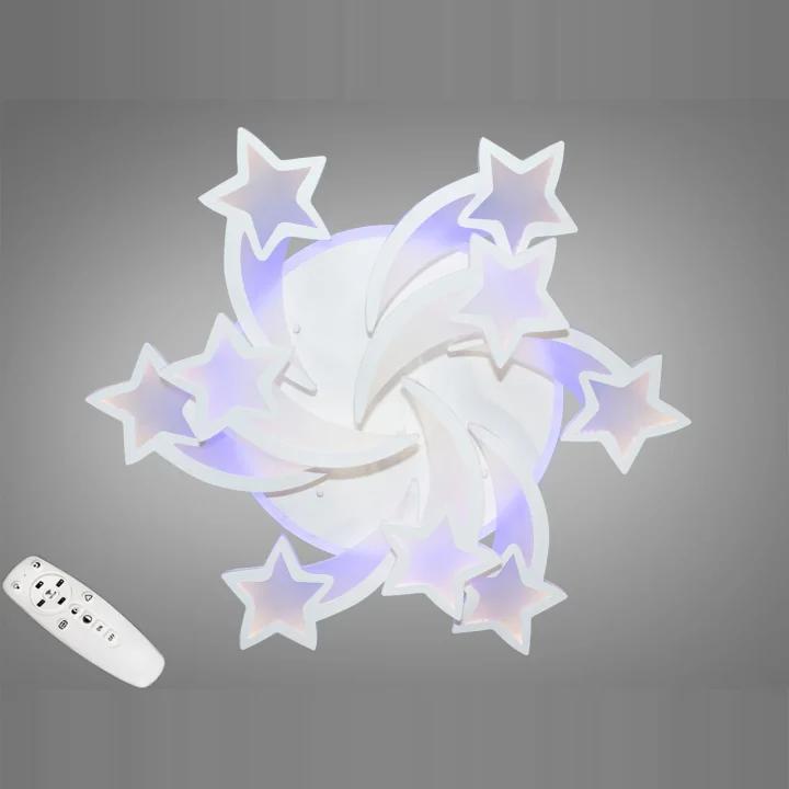 Люстра 8163/6+3WH LED 3color d