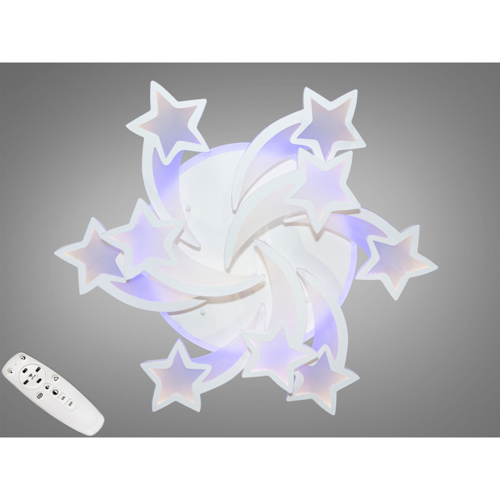 LED люстра Diasha 8163/6+3WH LED 3color 150W це сучасний стельовий світильник для дитячої кімнати у формі зірок. LED люстра Diasha 8163/6+3WH LED 3color 150W це сучасний стельовий світильник для дитячої кімнати у формі зірок.