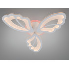 Компактна стельова LED-люстра з пультом Diasha 8166/3WH біла, 3 модулі, 50 Вт, 55 см, до 12 м2 Компактна стельова LED-люстра з пультом Diasha 8166/3WH біла, 3 модулі, 50 Вт, 55 см, до 12 м2
