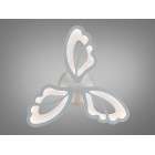 Компактна стельова LED-люстра з пультом Diasha 8166/3WH біла, 3 модулі, 50 Вт, 55 см, до 12 м2 Компактна стельова LED-люстра з пультом Diasha 8166/3WH біла, 3 модулі, 50 Вт, 55 см, до 12 м2