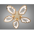 Стельова LED-люстра Diasha 8166/5G золото, 5 модулів, 80 Вт, 64 см, 10-16m2