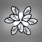 Люстра 8166/6+3BK LED 3color d
