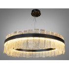 Стельова люстра LED Diasha 817/800PB 817, 190W, чорний кришталь, регульована висота, для вітальні, коридору, спальні Стельова люстра LED Diasha 817/800PB 817, 190W, чорний кришталь, регульована висота, для вітальні, коридору, спальні