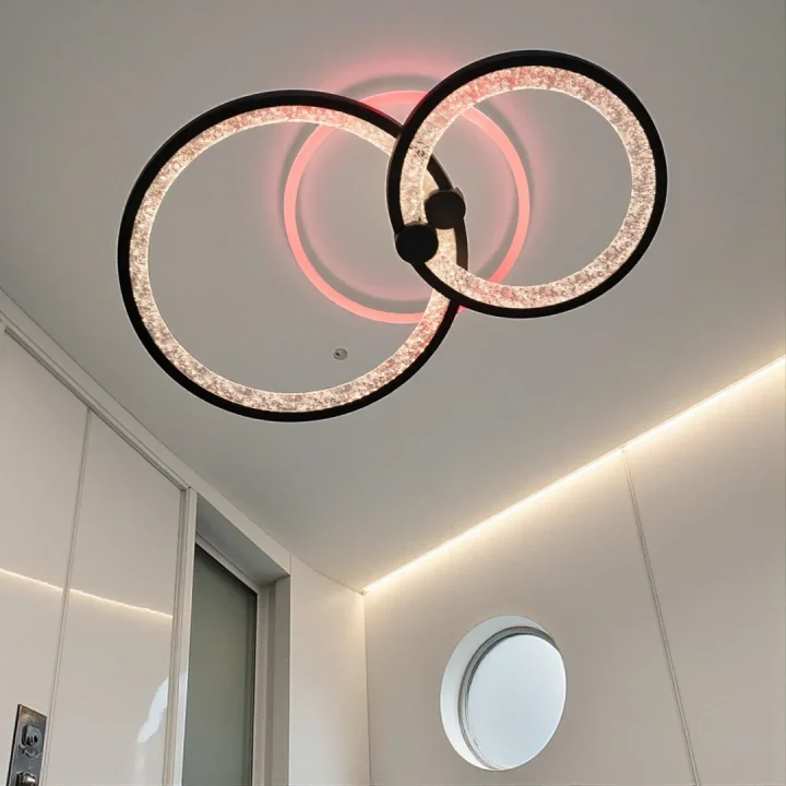 Люстра 8180/2BK LED 3color dim