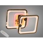 Сучасна стельова LED-люстра для дитячої Diasha 8208/2G LED 3color dimmer — золота, 50 Вт, 33×42 см