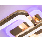 Сучасна стельова LED-люстра для дитячої Diasha 8208/2G LED 3color dimmer — золота, 50 Вт, 33×42 см