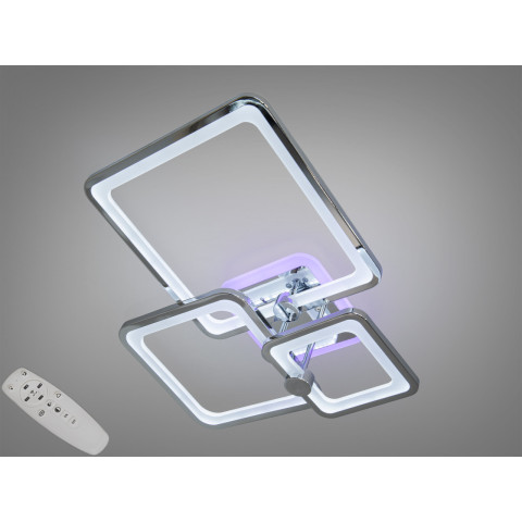 Стельовий світильник LED Diasha 8208/3HR, 70W, 3200K-6500K, хром, сучасний стиль для дому