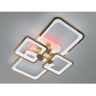 Люстра стельова LED Diasha 8208/4G, 76W, 3200K/4100K/6500K, золото, сучасний стиль для дому Люстра стельова LED Diasha 8208/4G, 76W, 3200K/4100K/6500K, золото, сучасний стиль для дому