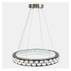 Світлодіодна люстра підвісна Artlight 8220-600CH з круглим кришталевим корпусом в кольорі хром, 89W Світлодіодна люстра підвісна Artlight 8220-600CH з круглим кришталевим корпусом в кольорі хром, 89W