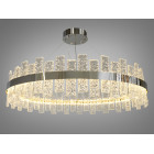 Люстра стельова LED Luminex Diasha 828/800CH, 90W, кришталь, хром, для кухні, вітальні, коридору Люстра стельова LED Luminex Diasha 828/800CH, 90W, кришталь, хром, для кухні, вітальні, коридору