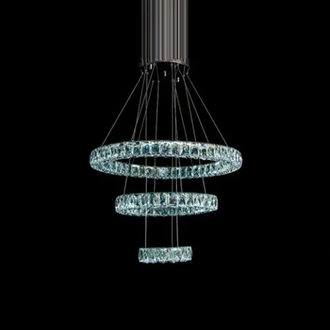 Люстра Linisoln 8282 хрустальна 60см LED 70Вт регулююча висота
