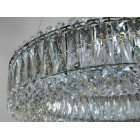 Люстра стельова LED Diasha 8693-600+400CH, 85W, хром, кришталева, регульована висота, для офісу, кафе, вітальні, спальні Люстра стельова LED Diasha 8693-600+400CH, 85W, хром, кришталева, регульована висота, для офісу, кафе, вітальні, спальні