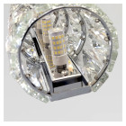 Настінне бра Artlight 88060/300WCH, 4 лампи G4, хром та прозоре скло Настінне бра Artlight 88060/300WCH, 4 лампи G4, хром та прозоре скло