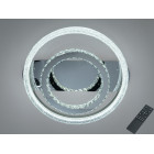 Стельова LED люстра Diasha 8811/600+400A хром 120 Вт кришталь пульт Стельова LED люстра Diasha 8811/600+400A хром 120 Вт кришталь пульт