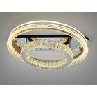 Стельова LED люстра Diasha 8811/600+400A хром 120 Вт кришталь пульт Стельова LED люстра Diasha 8811/600+400A хром 120 Вт кришталь пульт