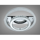 Стельова LED люстра Diasha 8811/600+400A хром 120 Вт кришталь пульт Стельова LED люстра Diasha 8811/600+400A хром 120 Вт кришталь пульт