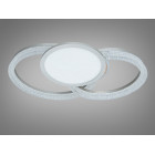 Стельова LED люстра Diasha 8819/500+400+300 золото 95W пульт 3 кільця 3 режими